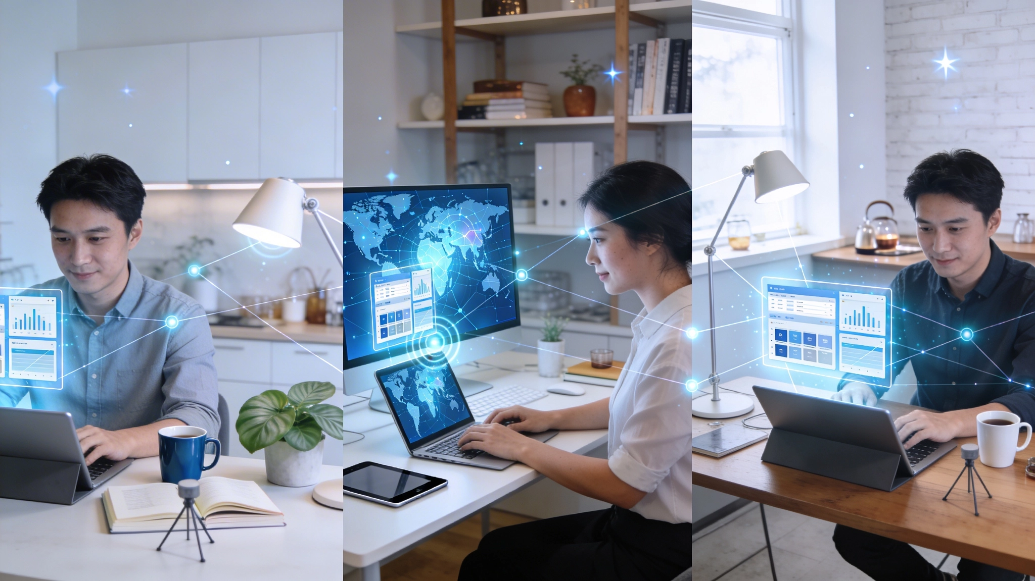 장소와 기기 제약 없는 작업환경