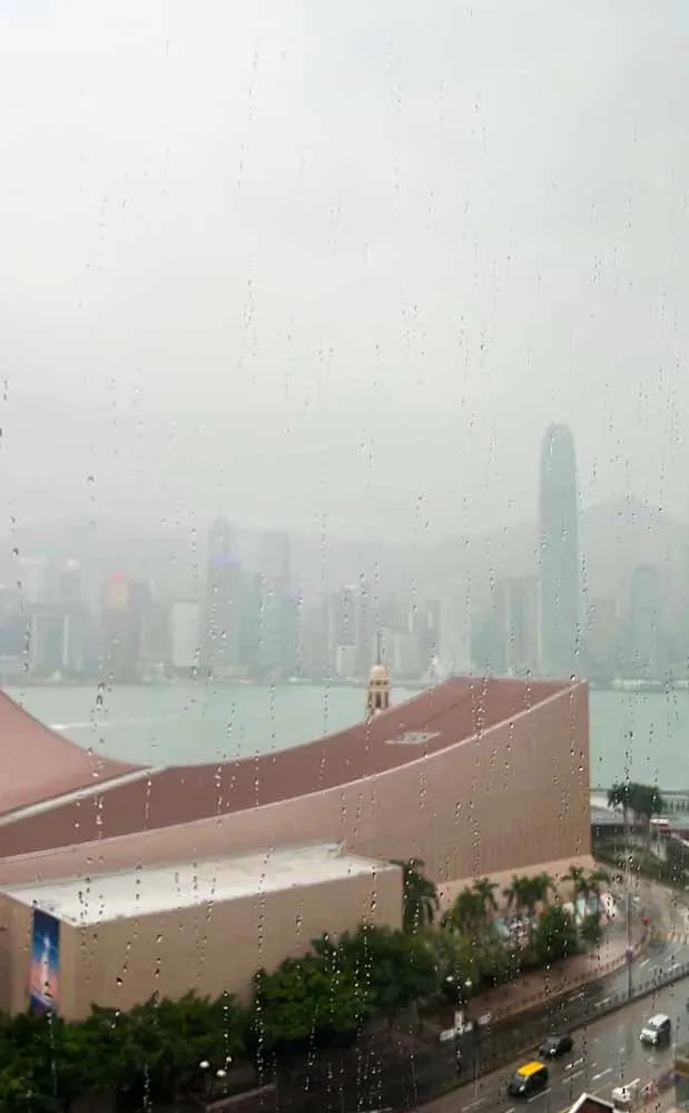 비가 오는 4월의 홍콩