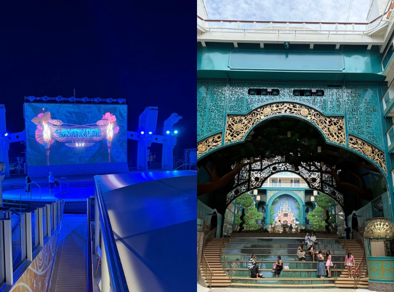 매일 진행되는 디즈니 공연