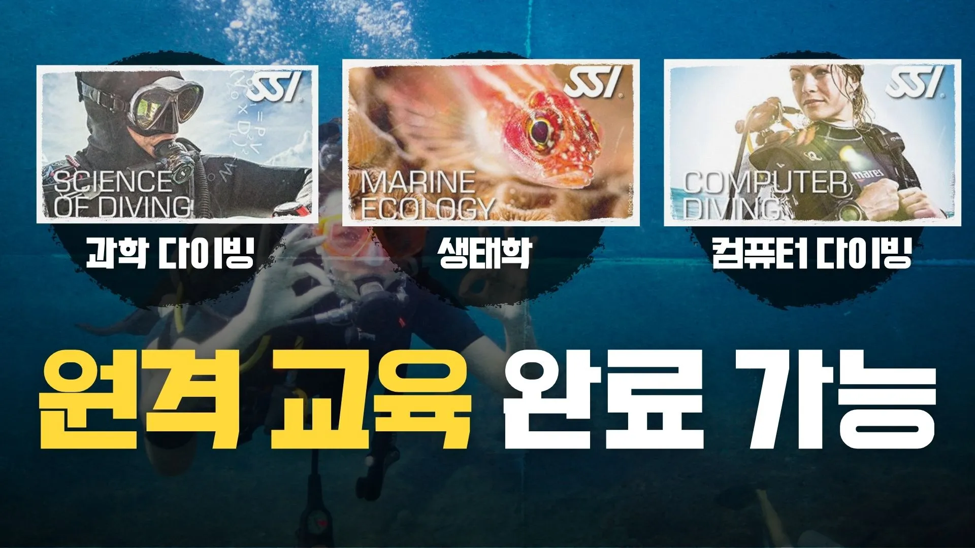 원격 교육으로 완료 가능한 SSI 스페셜티 프로그램