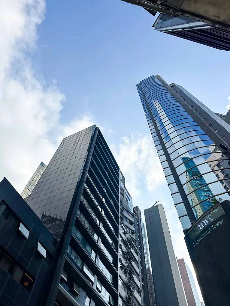 화창한 날씨의 4월 홍콩