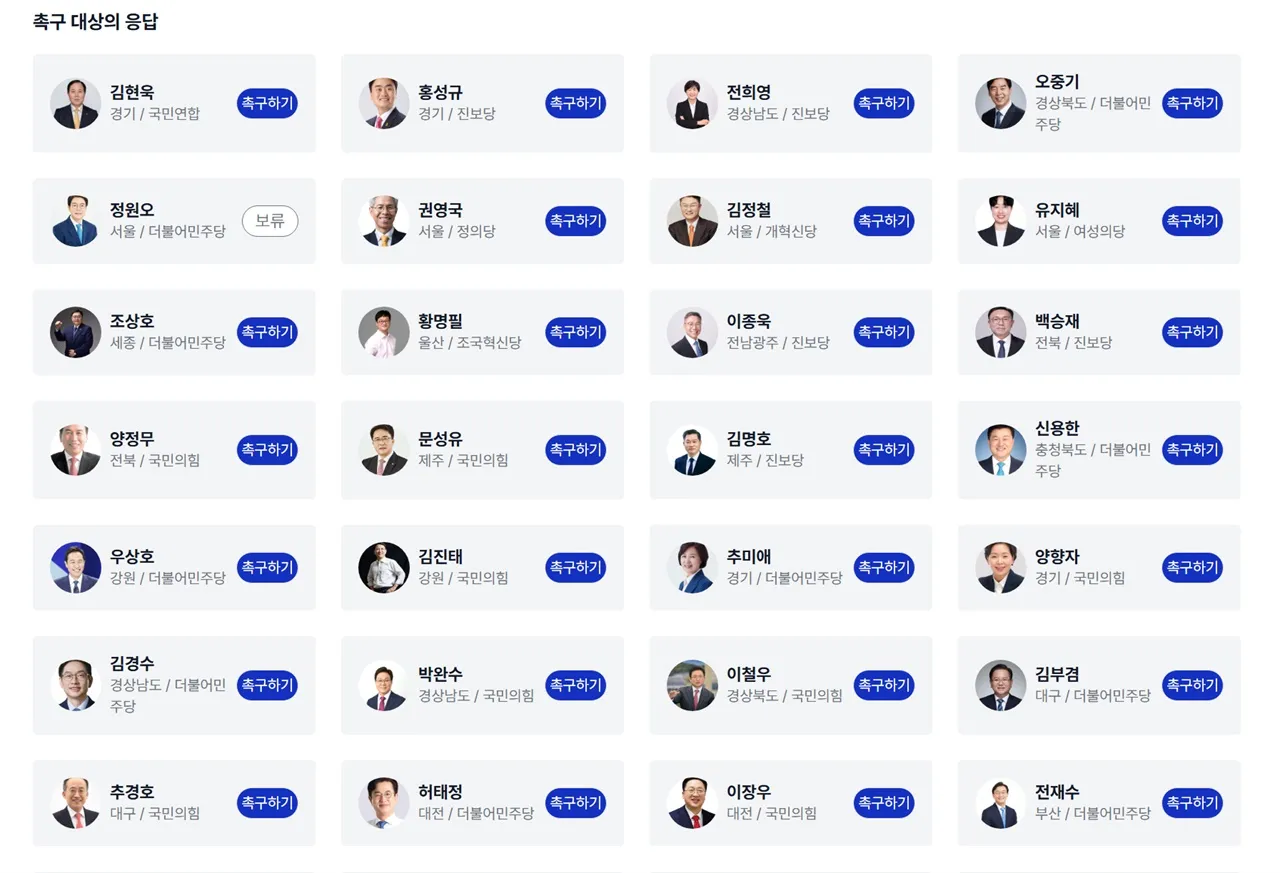 빠띠 캠페인 '6.3 지방선거, 기후시민의회로 시민주권을 찾읍시다!' 6.3지방선거에 출마한 광역단체장 후보들에게 '촉구하기'를 하면, 기후거버넌스 정책제안 내용이 각 후보자 및 소속 정당의 메일로 전송된다