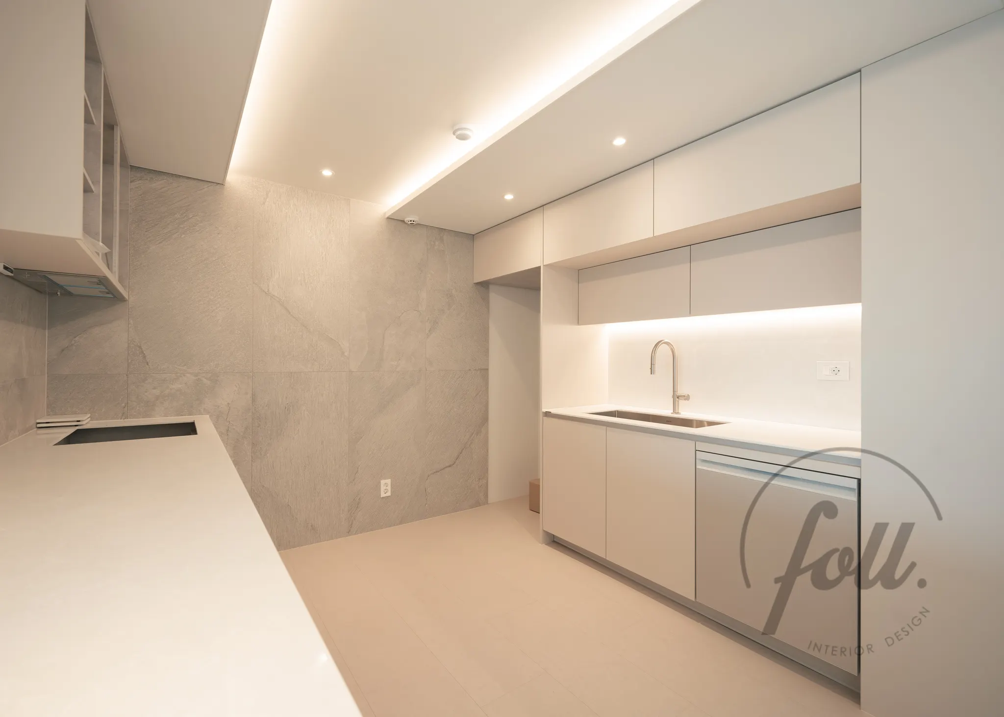 여수 장성우미린 42평형 주방 인테리어