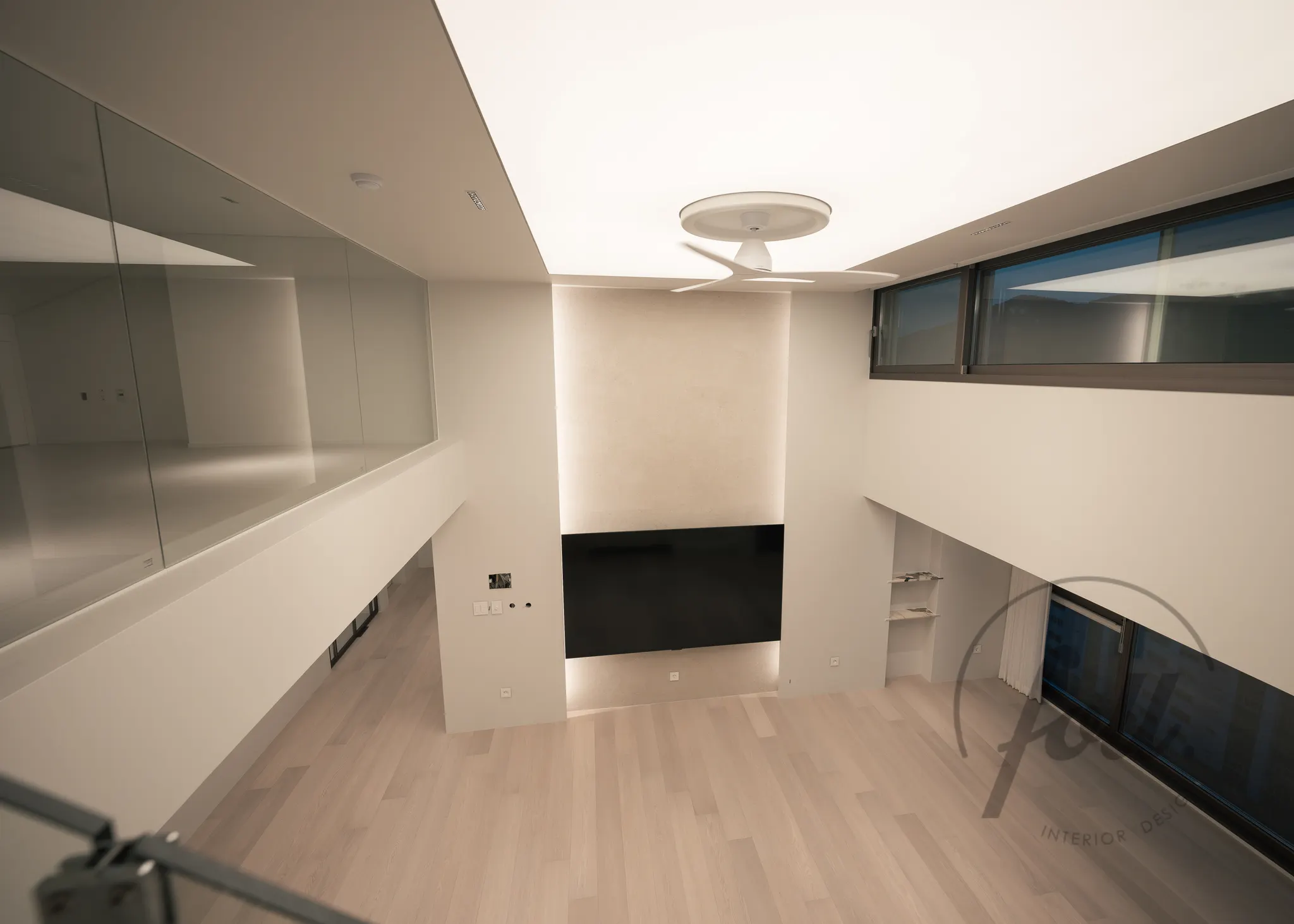 아트월 인테리어와 바리솔 조명