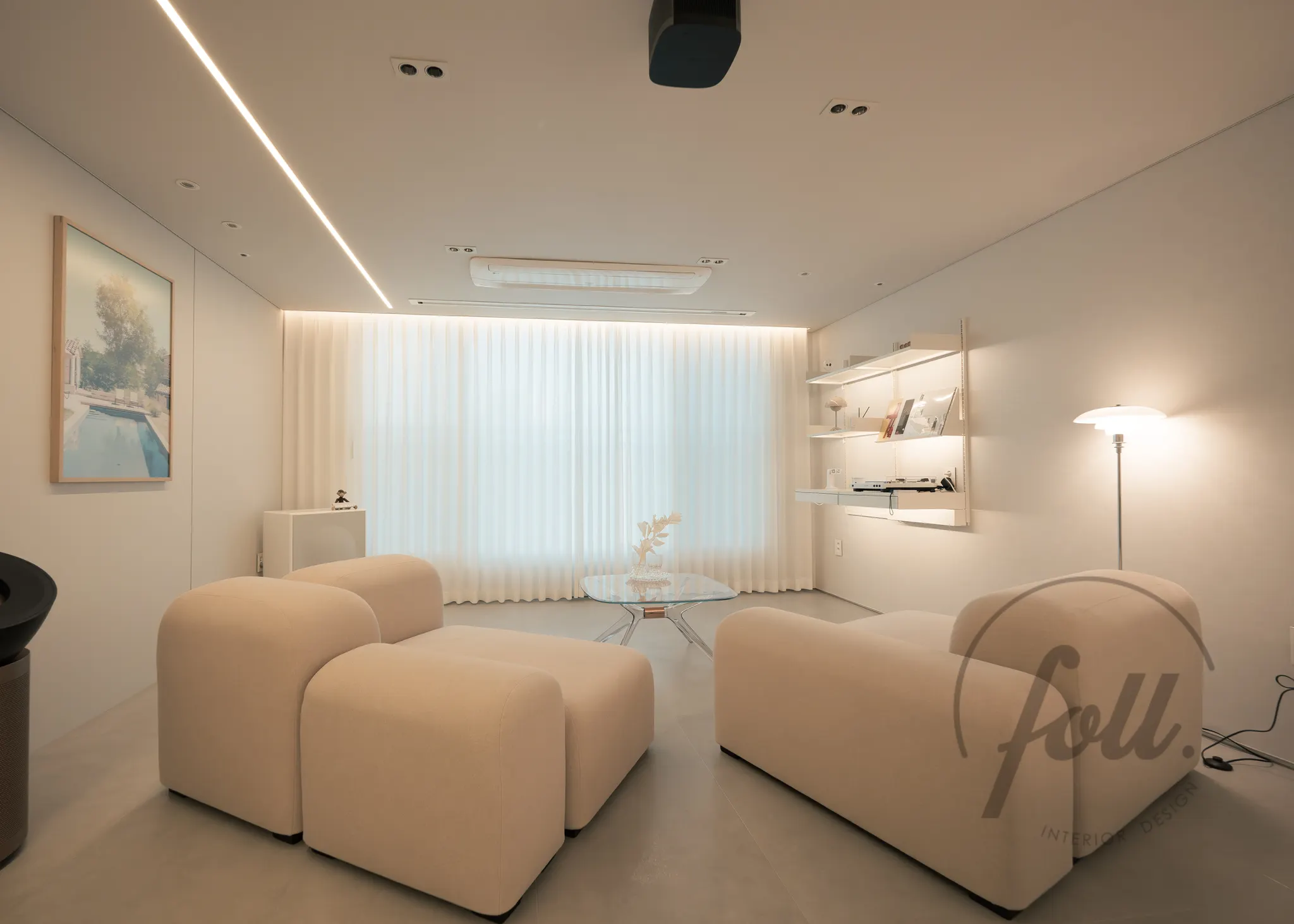 여수 대성 베르힐 거실 인테리어