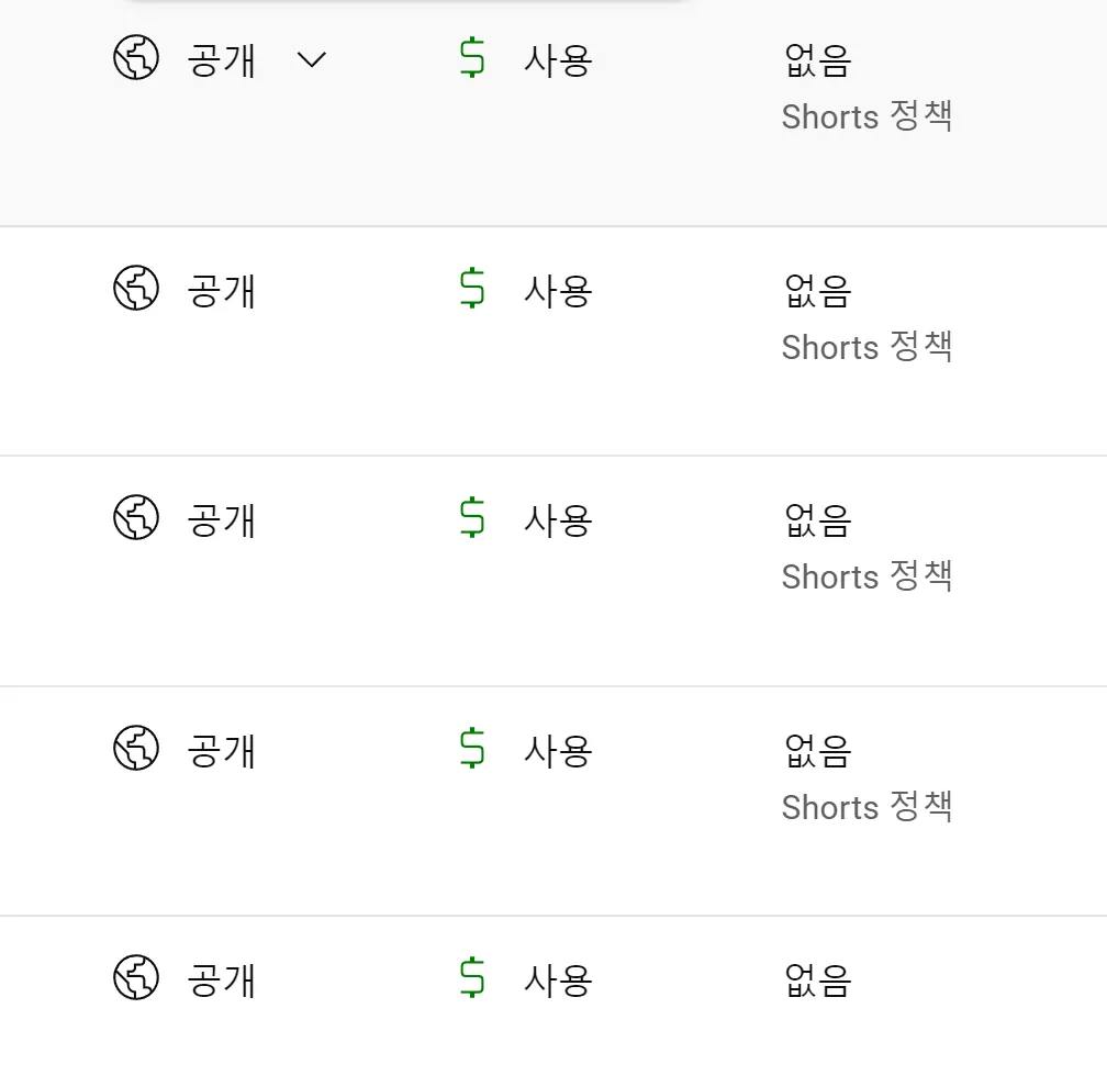 유튜브 쇼츠 음원 저작권 경고