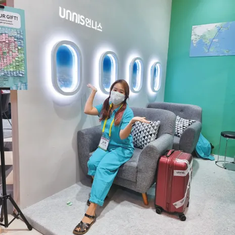 인도네시아에서 열린 K-뷰티 엑스포에 참가