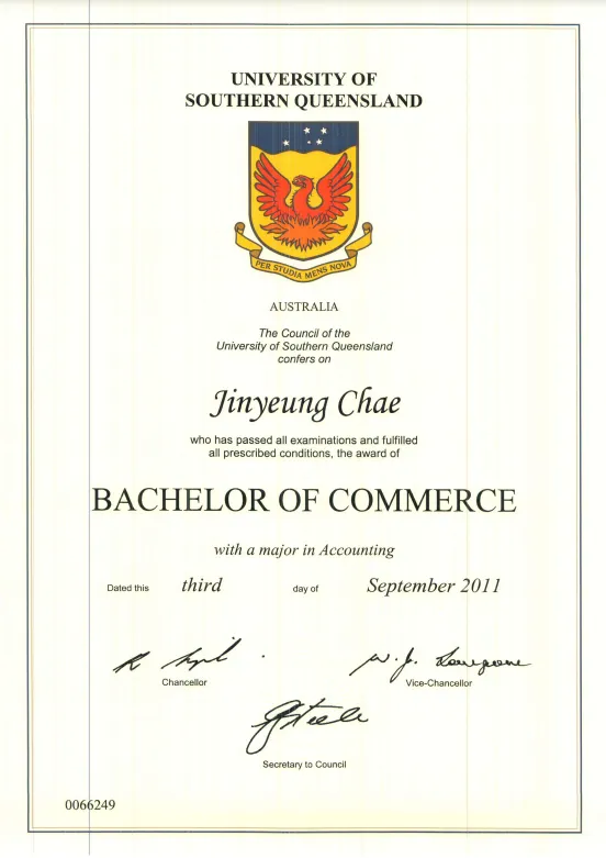 Bachelor of Commerce (Accounting)