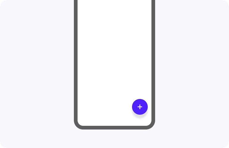 Floating button