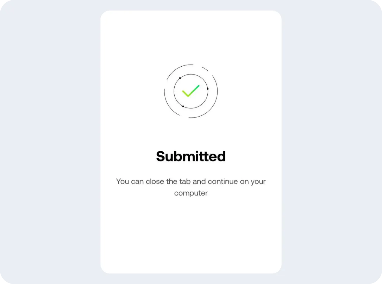 얼굴 인증 완료