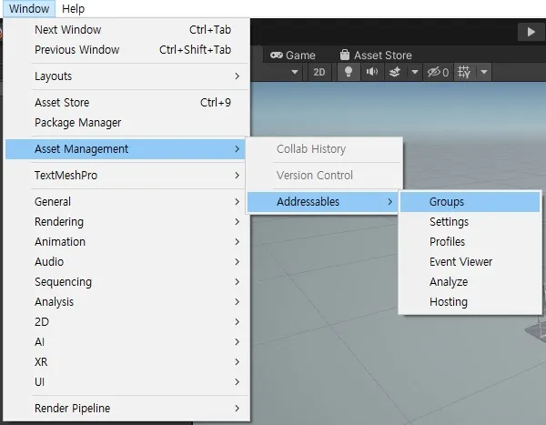 3-1 select-addressables-groups