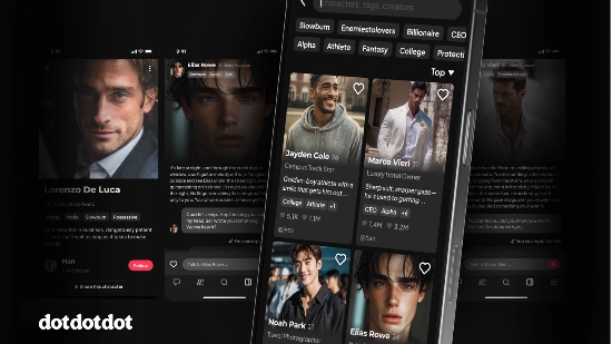 큐피스트가 지난해 내놓은 미국 신사업 ‘닷닷닷’은 현지에서 뜨거운 반응을 일으키며 출시하자마자 흑자를 기록했다. (큐피스트 제공)