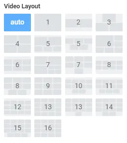 How to set up video layouts