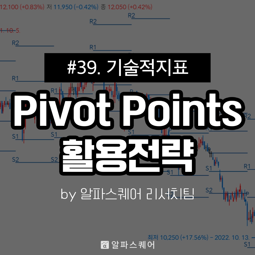 기술적 지표 #39. Pivot Points 계산법, 설정방법, 원리, 활용방법 총정리