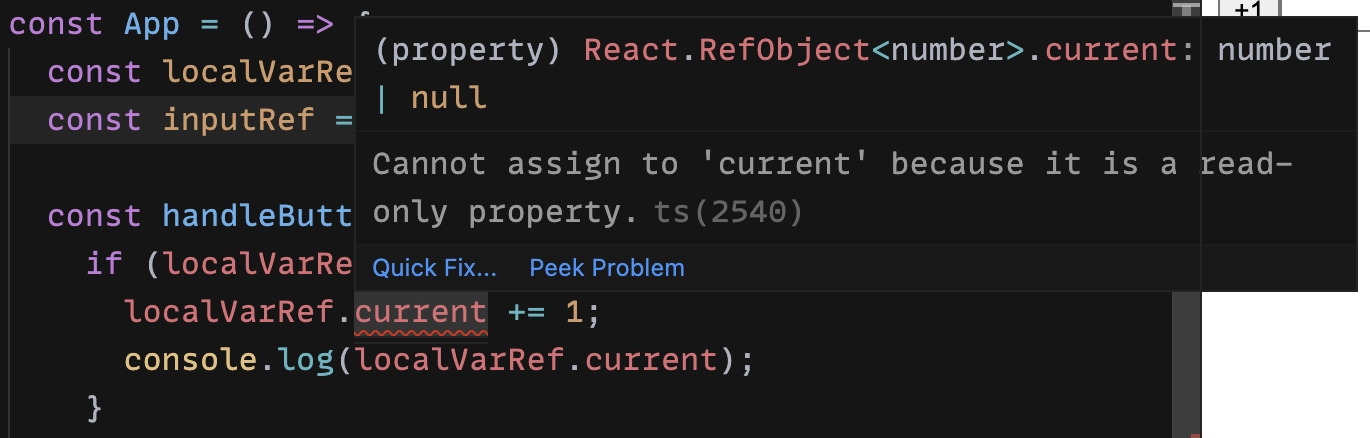 TypeScript React UseRef 3