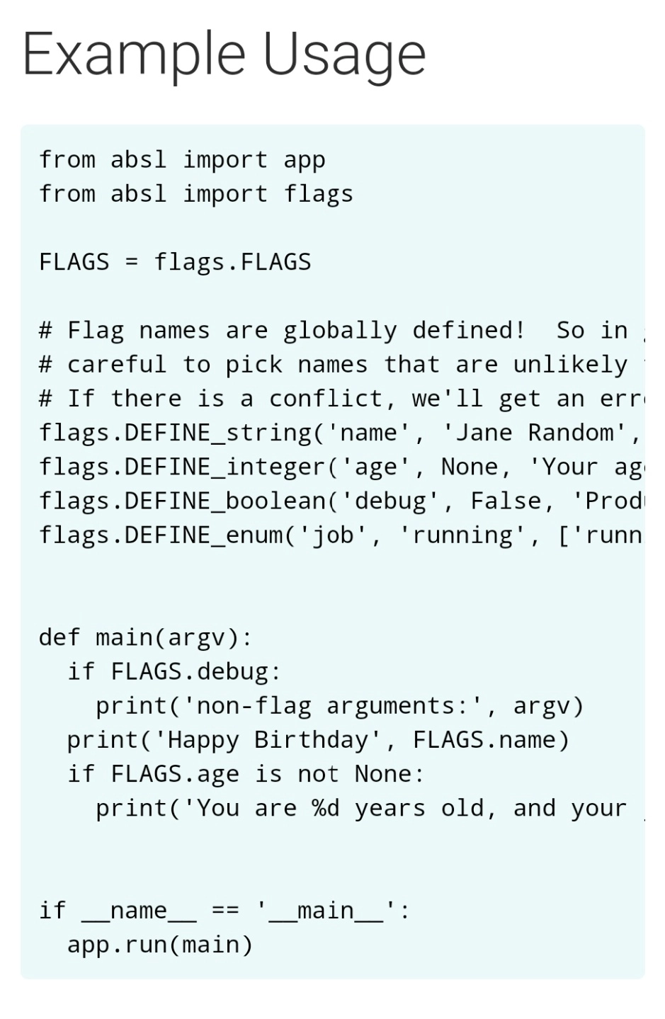 Python Add parser Tfpat v1 flags DEFINE xxx python-add-parser-tfpat-v1-flags-define-xxx